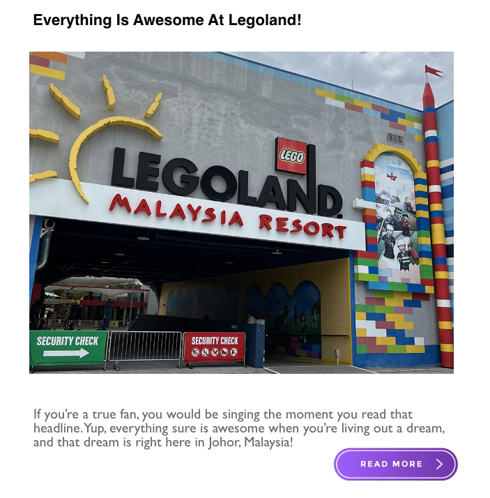 Experience Malaysia ENewsletter